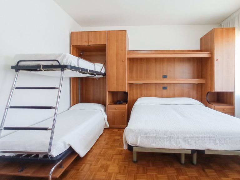 Camera family con letto a castello preparato